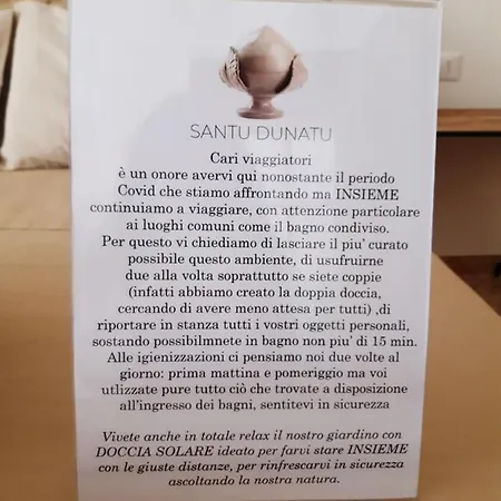 Bed & Breakfast Santu Dunatu Natureliving Montesano Salentino